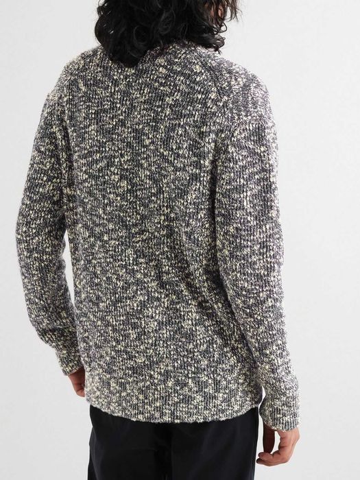 NN.07, Cardigan din bumbac Jesse, Albastru, M