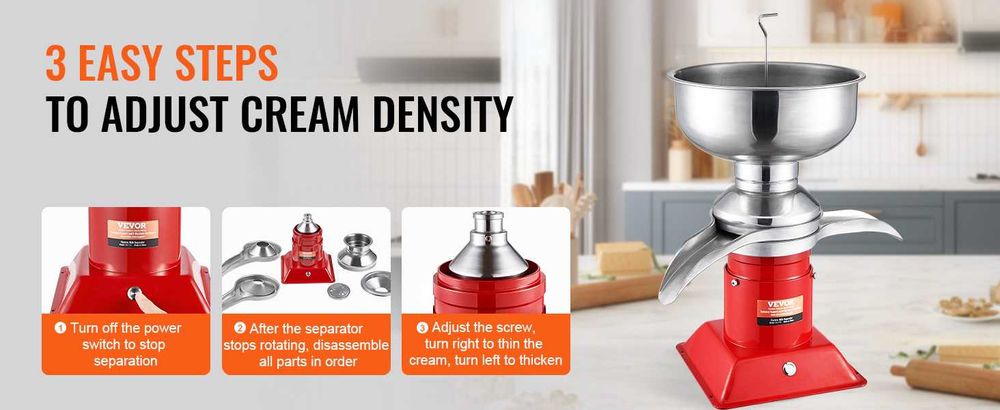 Separator de lapte electric Separator de smantana 30W,5L Nou ambalat!