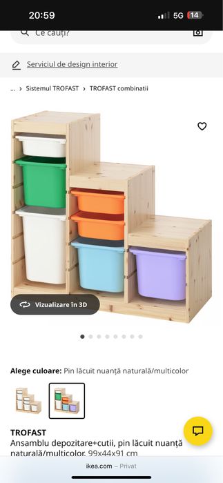 Trofast ikea copii - depozitare