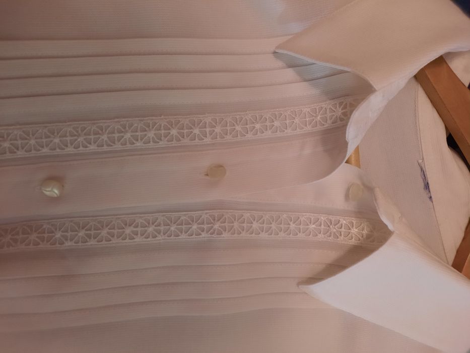 Cămașă dama alba cu broderie mărimea 42-44
