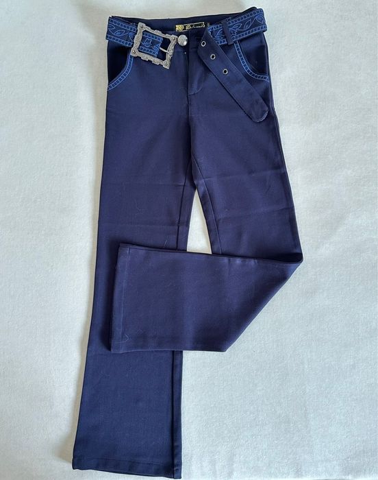 брючки с ремешком