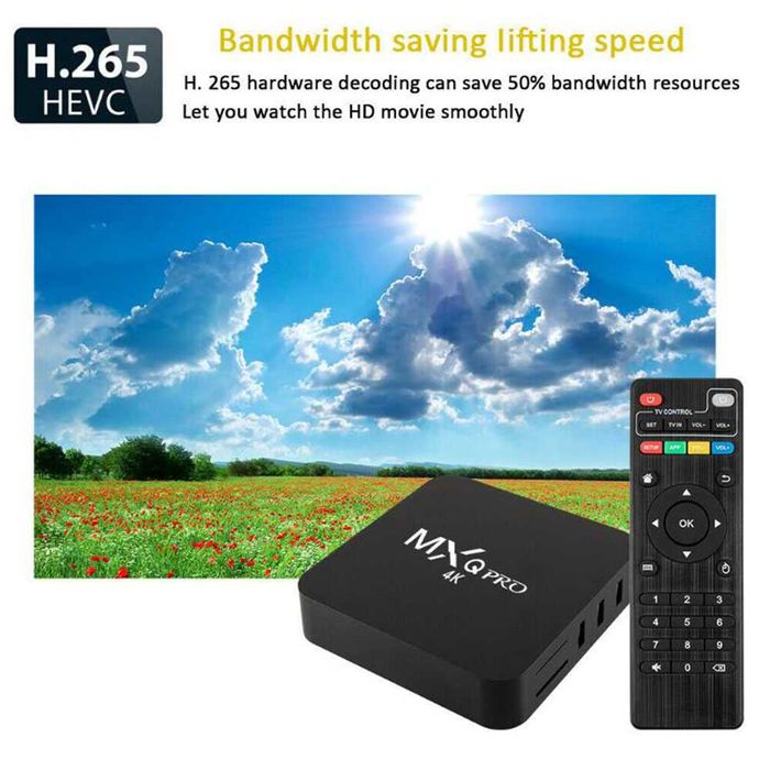 Нови Джобен компютър 4K Android TV Box 2GB 16GB MXQ PRO Android 9 wifi