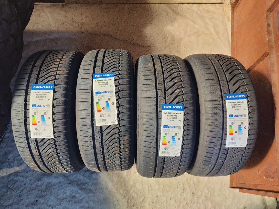 4 Нови всесезонни гуми гуми 245/40R18 Falken EuroAllSeason AS220 PRO XL 97W DOT4125