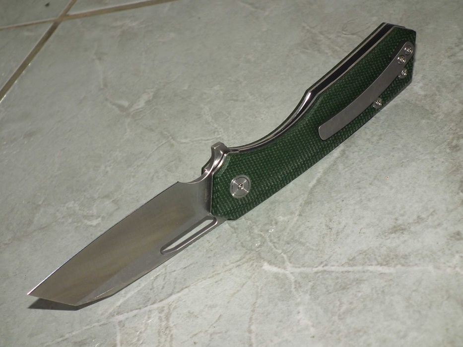 Miguron Keryx briceag tactic, nou, cutie, otel 14C28N, míner micarta, rulmenti ceramici
