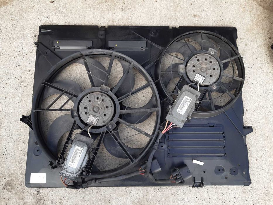 Set electroventilatoare AC SI APA Intercooler VW TOUAREG 7L 2.5 BAC