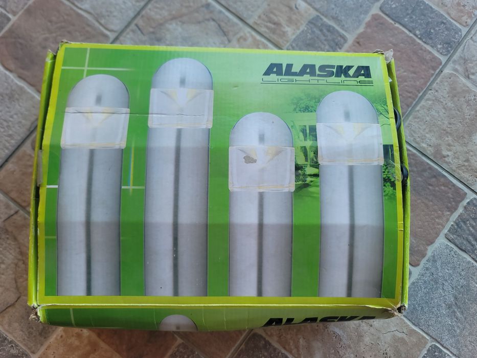 Set lampi exterior Alaska inox – noi