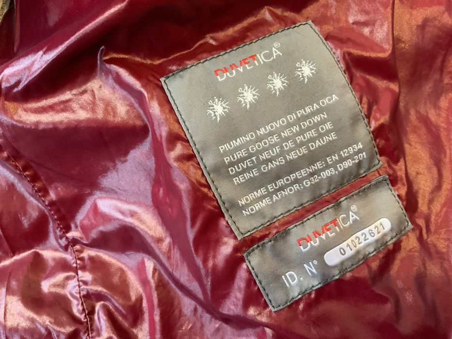 Duvetica-оригинално пухено яке,гъши пух размер м-л
