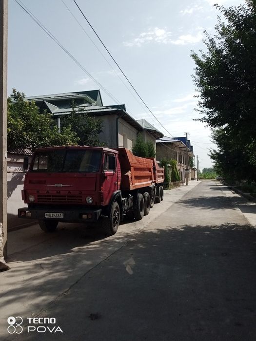 KAMAZ sotiladi! Puli naxt yoki variantga kelishamiz. Holati ideal