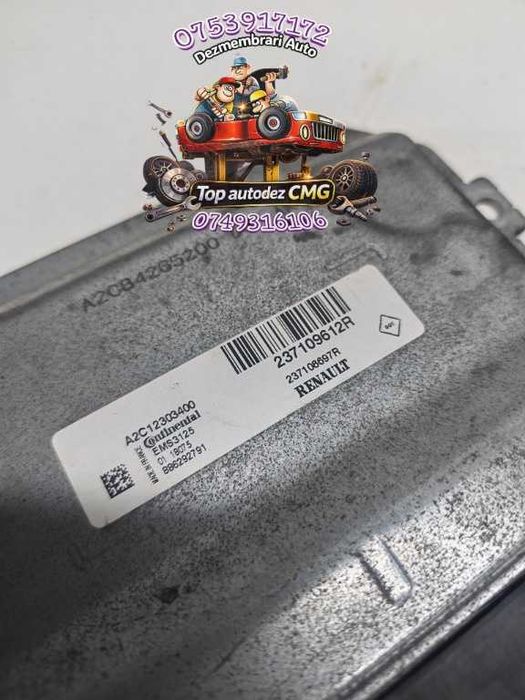 Kit pornire Dacia Logan 2 Sandero 1.0 i Sce Benzina Euro 6 calculatormotor ECU modul BCM cheie 284B17940R 237109612R