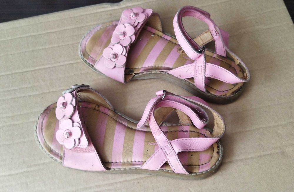 сандалии кожаные 34 раз. Hanna Anders