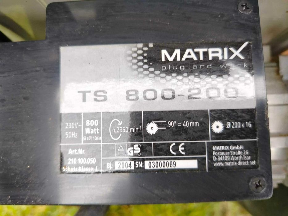 Настолен циркуляр  Matrix- Germany