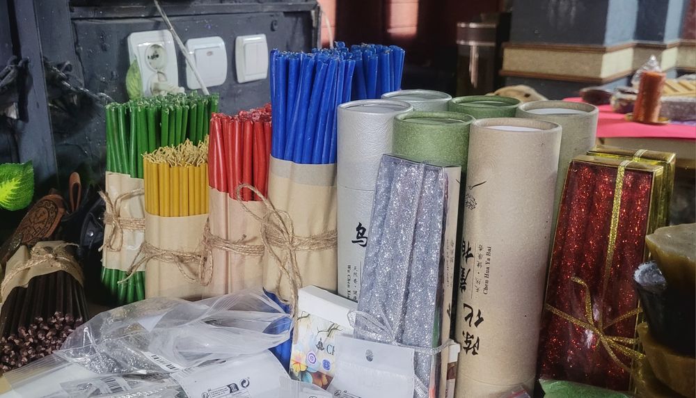 Восковые свечи ,  натуральный воск