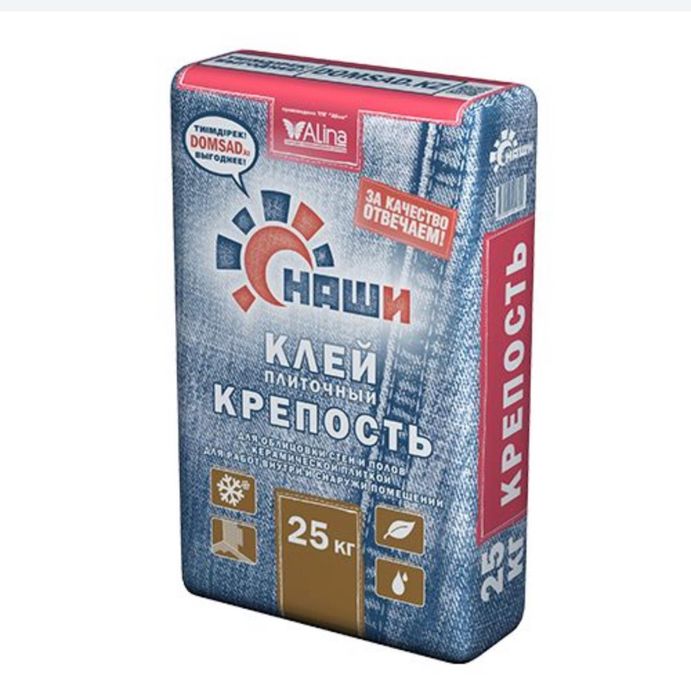 Кафельный клей Крепость