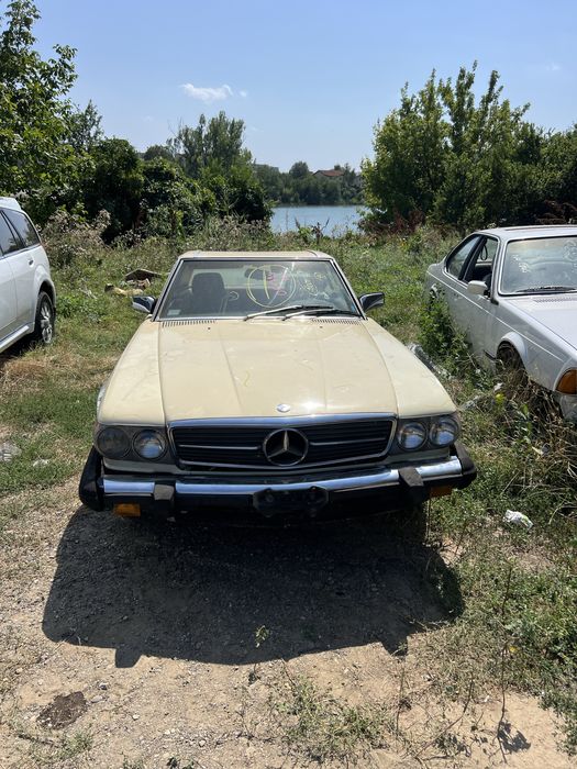 Mercedes 560 SL decapotabila, proiect