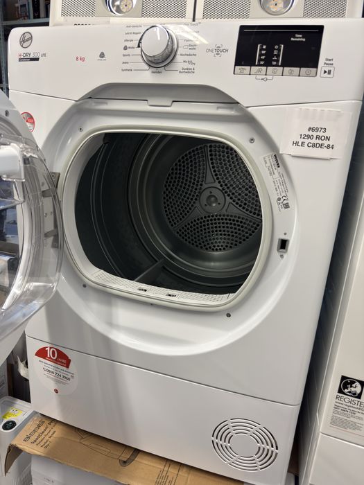 Uscător de rufe cu pompa de caldura Hoover HLE C8DE‑84