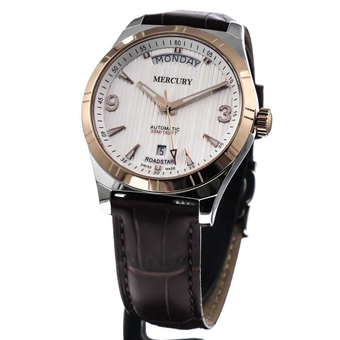 Ceas Mercury - Roadstar Automatic Swiss Watch - MEA493-SRL-1 Bărbați