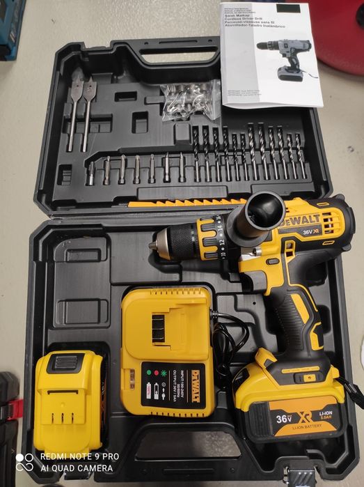 Autofiletanta DEWALT profesionala cu 2 acumulatori de 36 v/5ah ,13mm