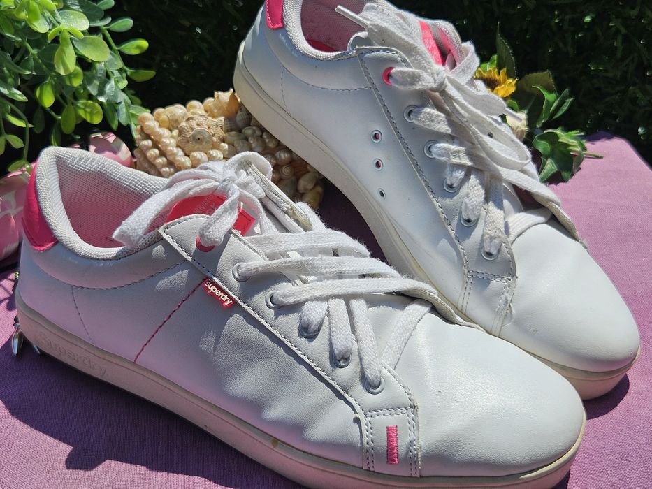 Superdry кожени кецове