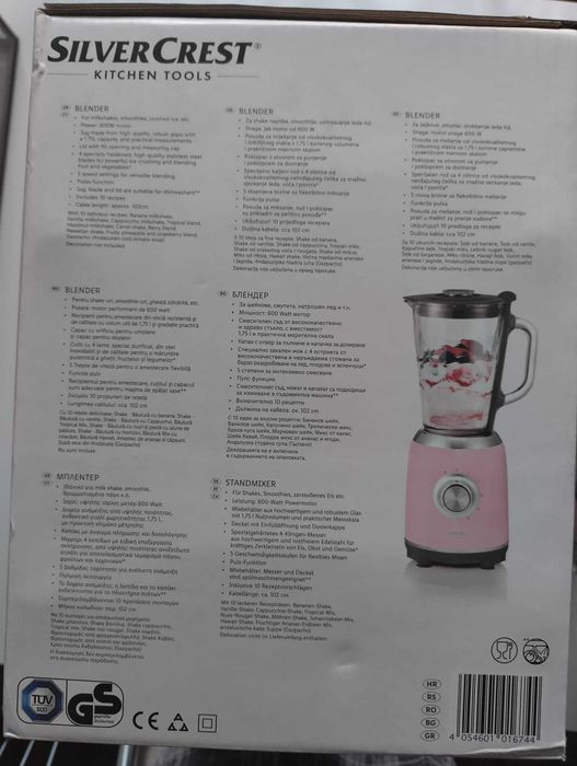 Blender Silvercrest, 600W