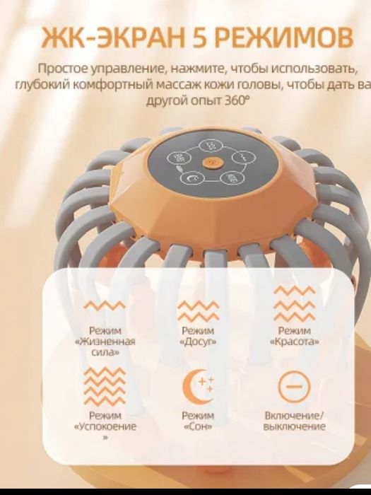 Массажер для головы HADIYA HM-01.