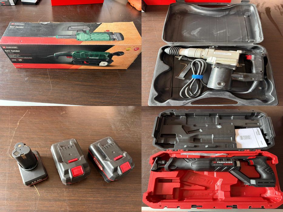 Pachet scule Parkside, Black & Decker, Einhell, Milwaukee, Noi si folosite