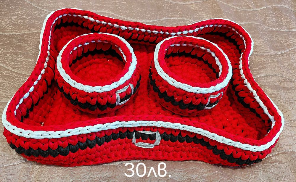 Ръчно изплетени панери