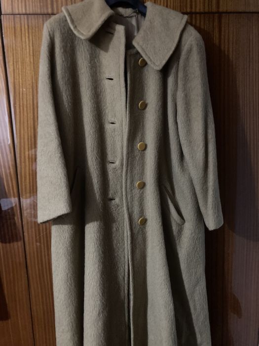 Дамско палто - вълнено или естествена лисица, с рокля или пола