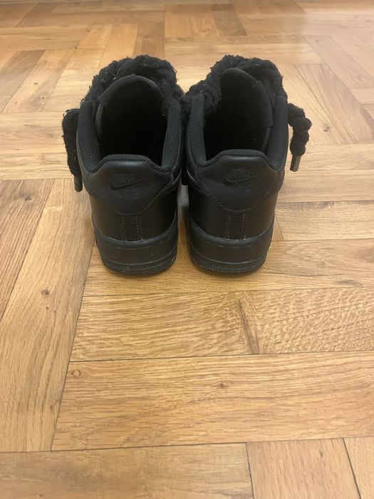 air force 1 black rope lace