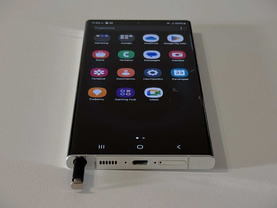 Бартер! Забележка! Samsung Galaxy S23 Ultra 512GB Cream (Бял)