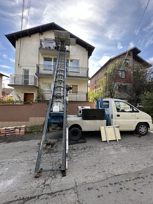 Мобилен  строителен асансьор под наем-30м, 300кг. Перник, София