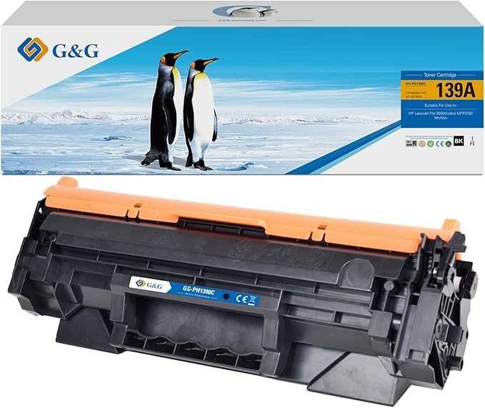 Toner G&G compatibil cu HP 139A W1390A Laserjet Pro 3002 MFP3102