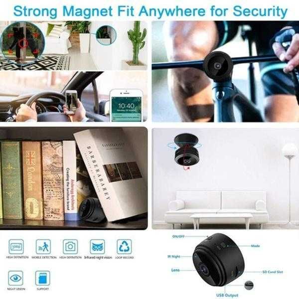 Mini Camera Wifi camera supraveghere copii