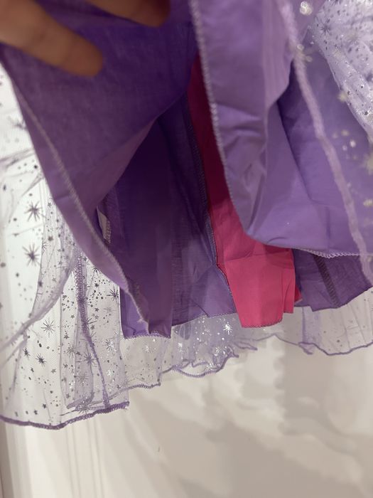 Rochie prințesă mov Halloween fete 5 - 6 ani