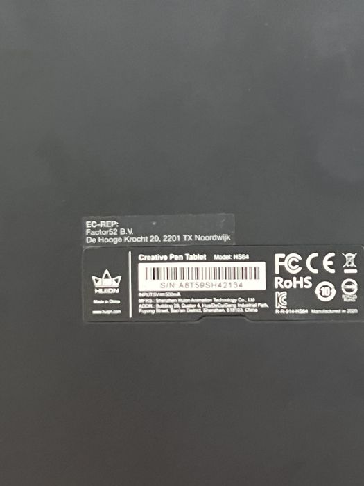 графический планшет huion hs64