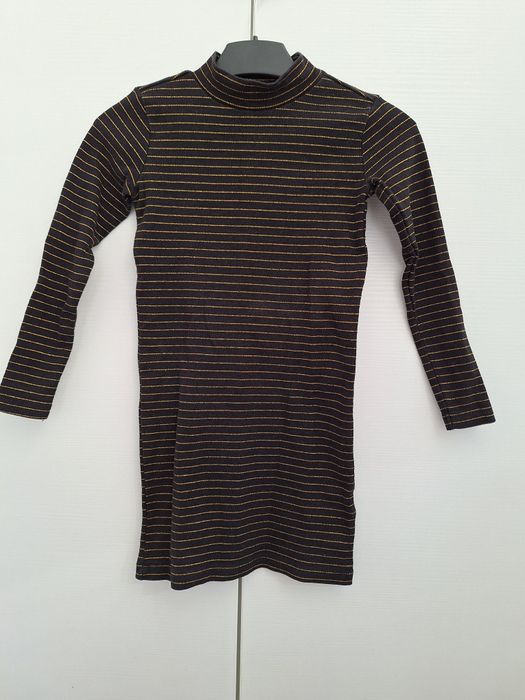 Rochie groasa gradi iarna primavara maneca lunga 116-122 fetite 6 7 an