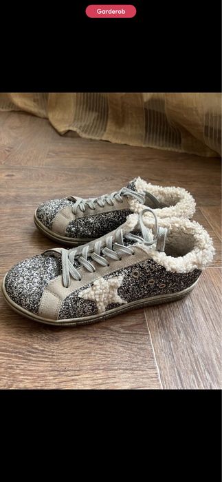 Продам утепленные кеды под golden goose