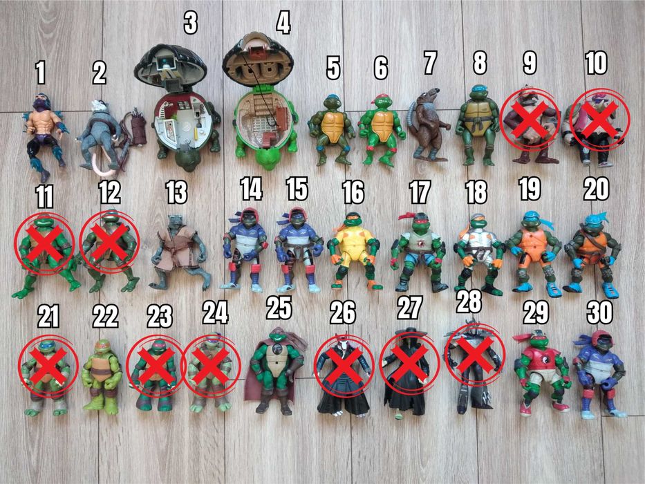 Екшън Фигурки Teenage Mutant Ninja Turtles TMNT Костенурките Нинджа
