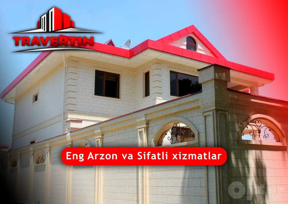 Декоративная штукатурка Travertin Marmarino Toshkent Kod Dizayn 33