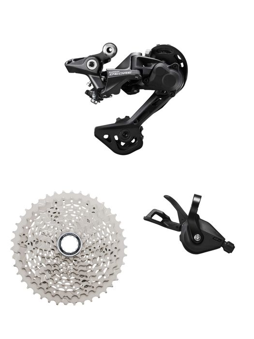 Bundle / комплект 10 скорости, команда, дерайльор, касета Shimano Deore M4100 M5120