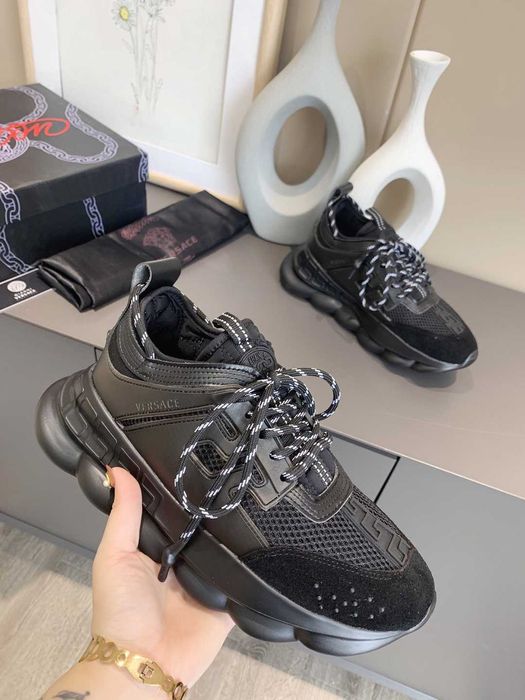 Adidasi Versace Chain Reaction l Produs NOU Premium din Piele Premium