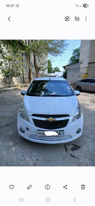 Спарк 1-позиция 2011 йил 2 круг йурган краскаси капот ва олди крилода