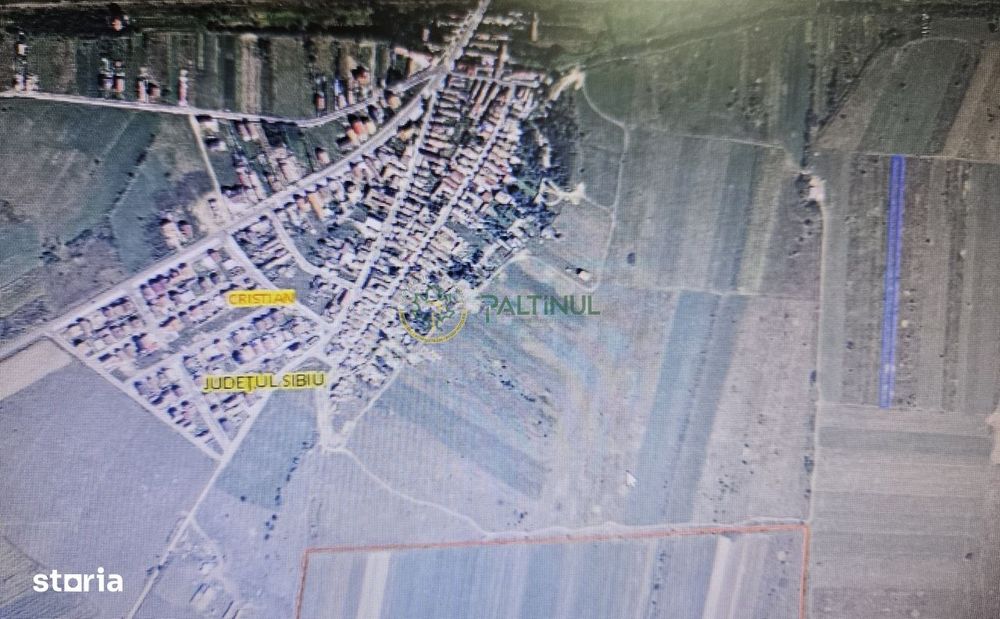 Teren extravilan 4.100 mp de vânzare – Cristian, Sibiu! Pret negociabi