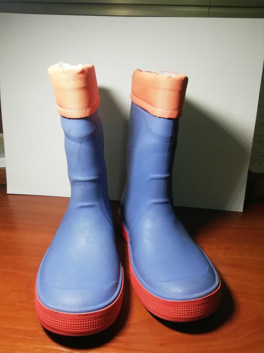 Детски гумени ботуши с подплата