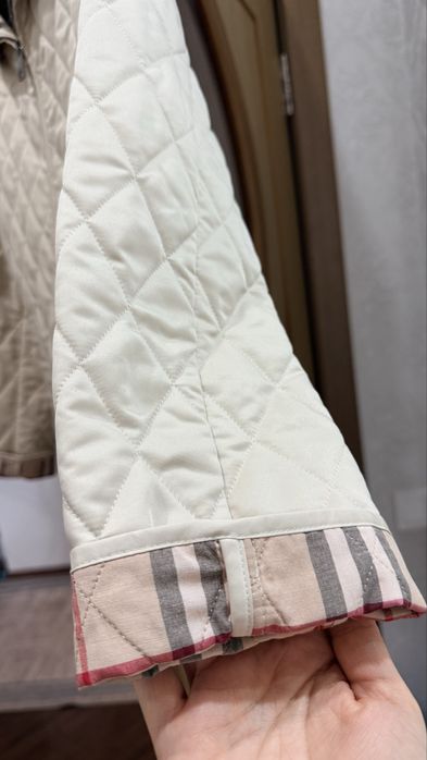 Burberry Jacket ОРИГИНАЛ. Бежевый/молочный