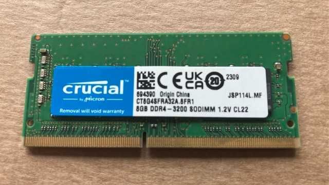 Оперативная память Crucial DDR4 8GB 3200Mhz SODIMM