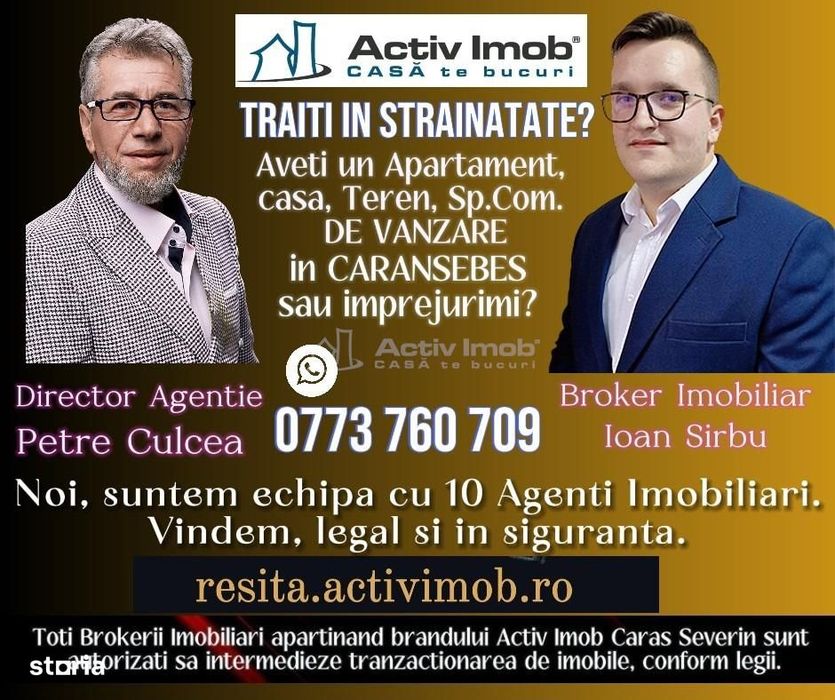 Caransebes, 2 Camere, Conf.1, semidec., Catedrala Veche