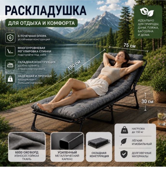 Раскладушка срочно прадются
