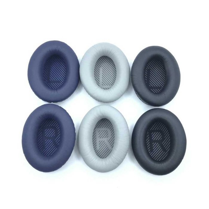 Set 2 bureti pentru casti Bose QuietComfort 25, 15 / QC25 / QC15 / QC2 / AE2 / AE2i / AE2w, SoundTrue 1/2, SoundLink 1/2, Over-Ear - Spuma cu memorie