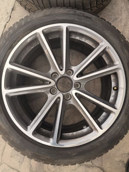 Set roti iarna Mercedes 18" - jante A2574010800 + Pirelli Sottozero