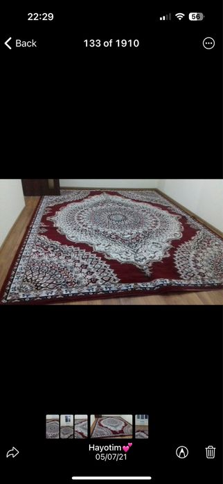 Gilam sotiladi sifati a'lo darajada holati yaxshi